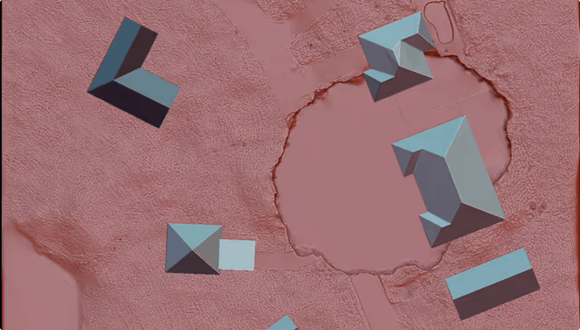 Finalizing the 3D model combined with home parcel data to examine home impact potentials