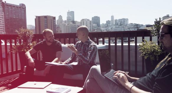 The rooftop deck is a popular spot